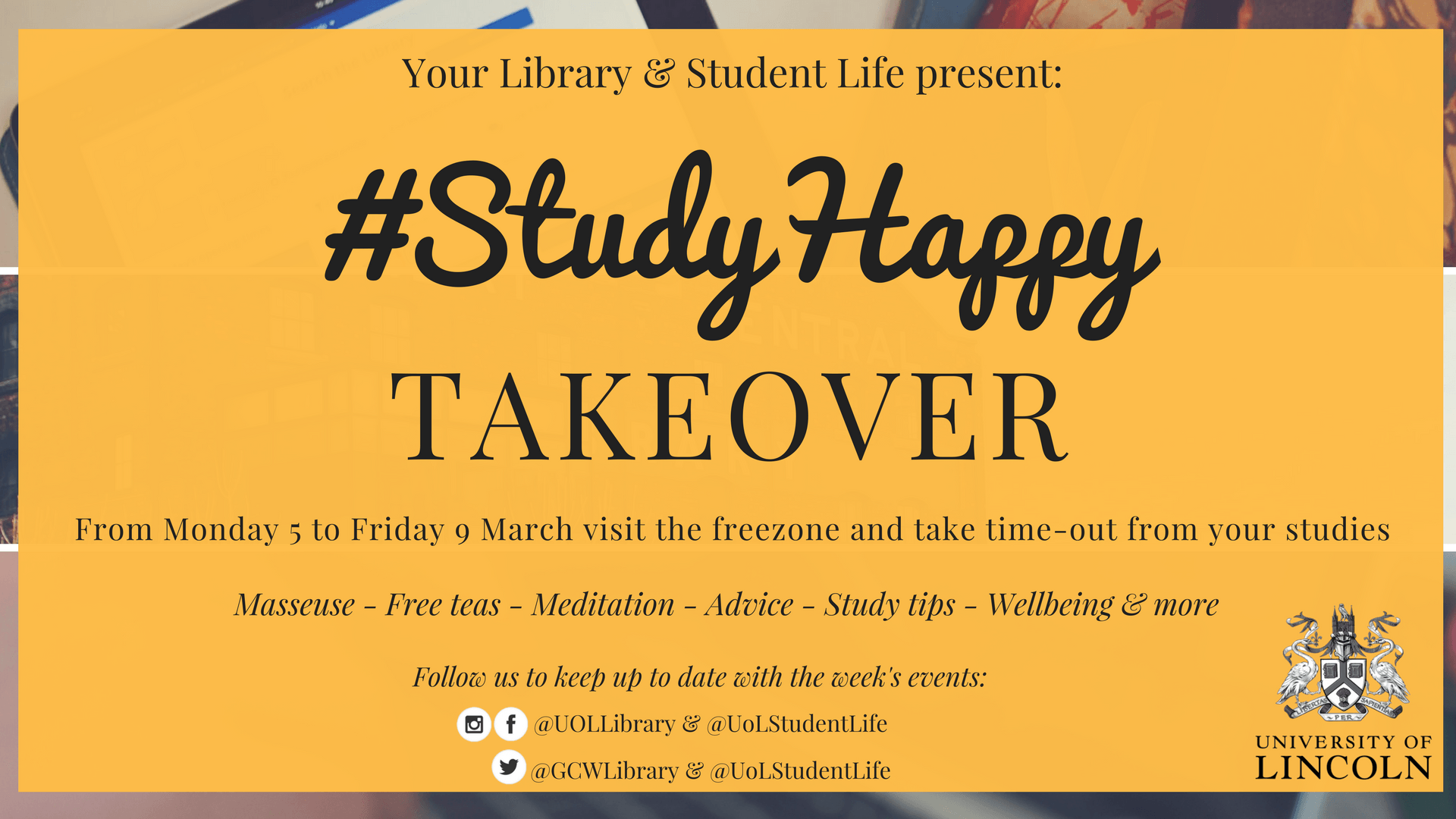 study happy takeover poster