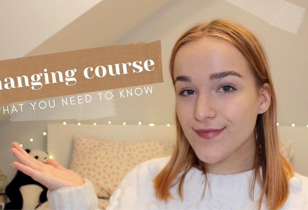 woman smiling thumbnail saying 'changing course what you need to know'