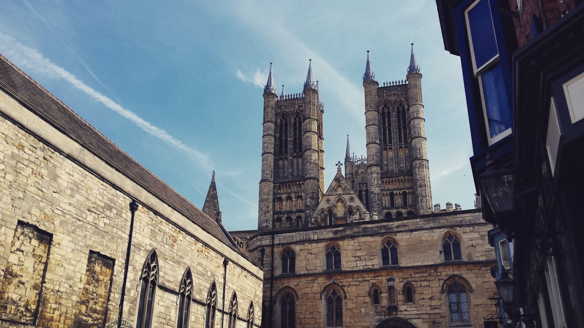 Lincoln Cathedral from Castle Square.