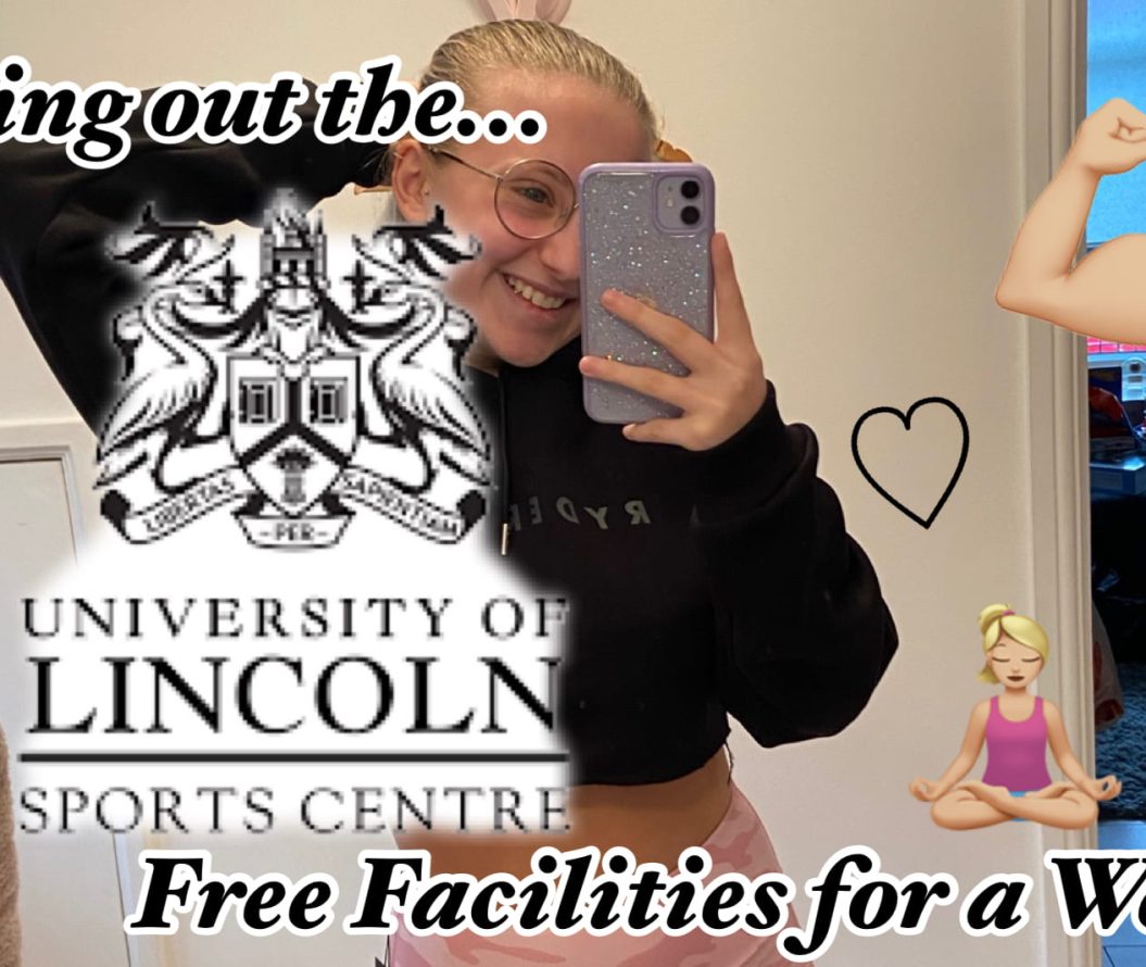 Lily centred with the UOL sports centre logo with 'Trying out the ... [UOL Sports Centre] Free Facilities for a Week!' text