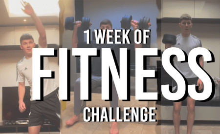 Thumbnail of Ben completing his 1 week of fitness challenge