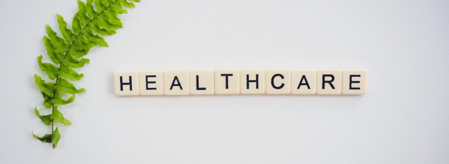 'HEALTHCARE' spelt out in scrabble letters