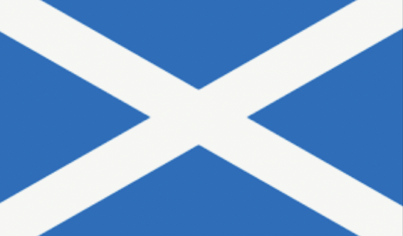 The Scottish flag